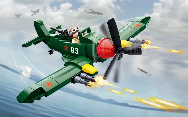 Sluban Toys Sluban | WW2 Plane Ilyushin 2 170 Pcs