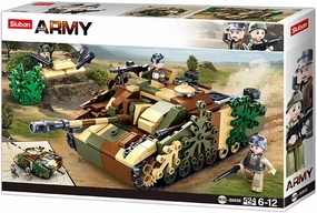Sluban Toys Sluban | WW2 Stug Iii Armoured Fighting Vehicle 524 Pcs