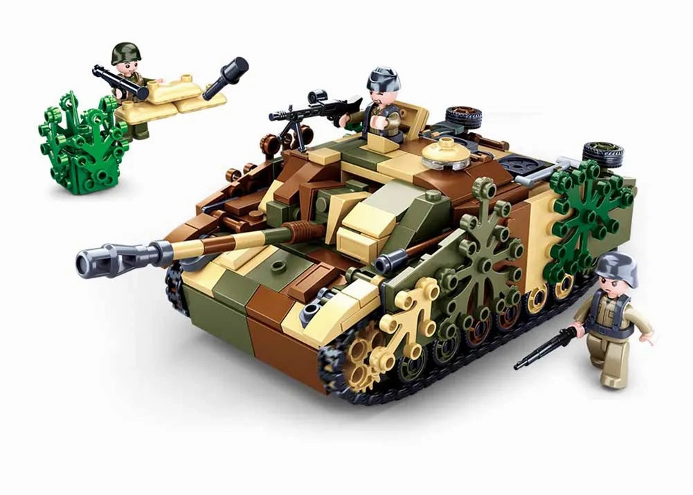 Sluban Toys Sluban | WW2 Stug Iii Armoured Fighting Vehicle 524 Pcs