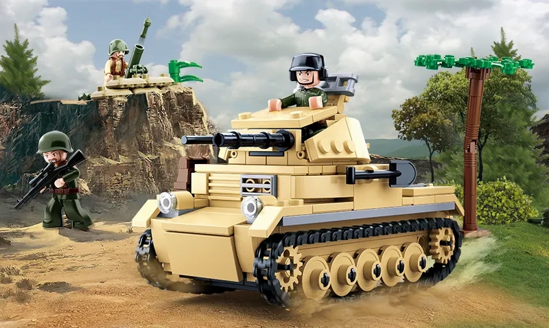Sluban Toys Sluban | WW2 Tank Panzer 2