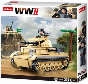 Sluban Toys Sluban | WW2 Tank Panzer 2