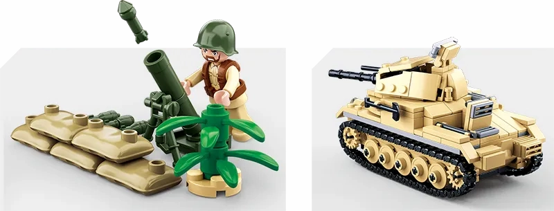 Sluban Toys Sluban | WW2 Tank Panzer 2