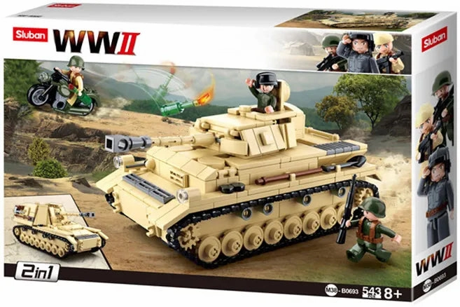 Sluban Toys Sluban | WW2 Tank Panzer IV