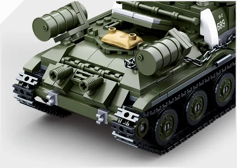 Sluban Toys Sluban | WW2 Tank T-34\85 687 Pcs