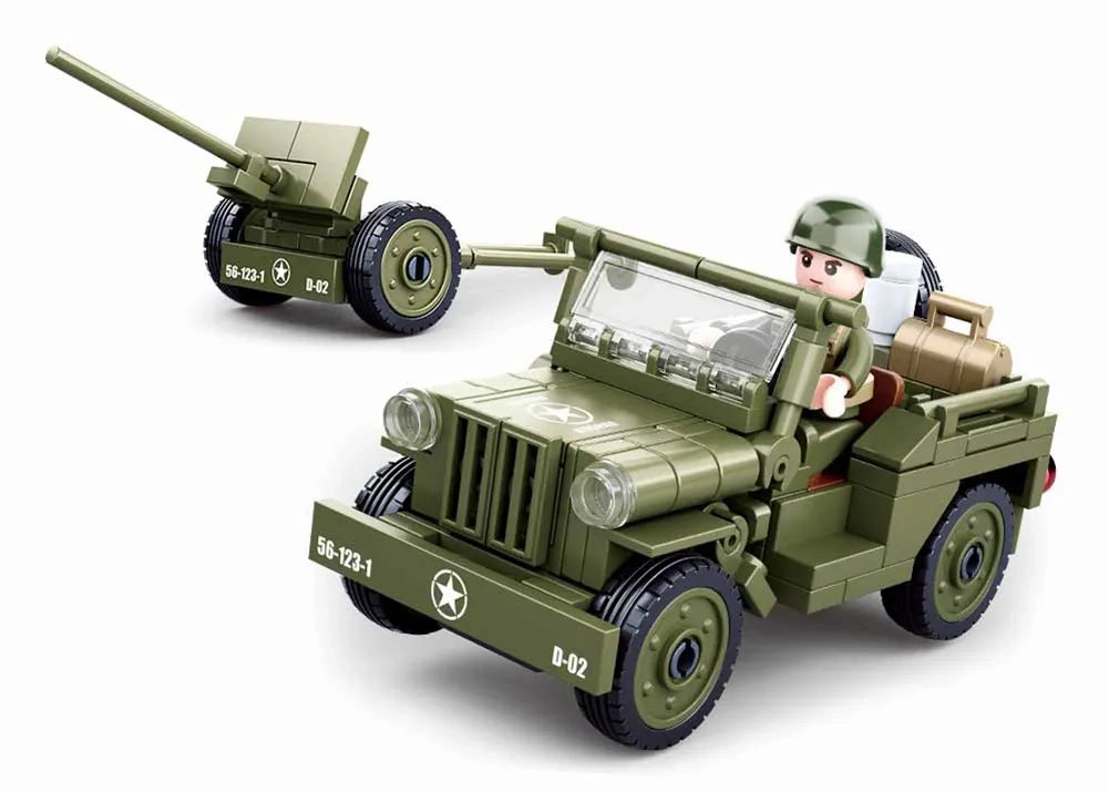 Sluban Toys Sluban | WW2 Willys Jeep C143 Pcs
