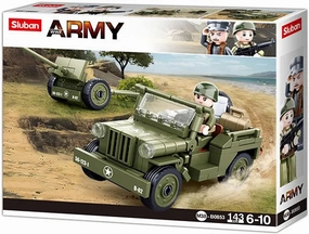 Sluban Toys Sluban | WW2 Willys Jeep C143 Pcs