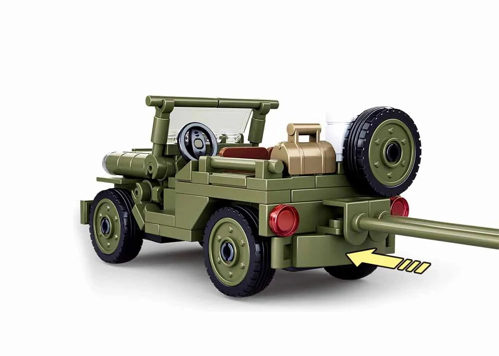 Sluban Toys Sluban | WW2 Willys Jeep C143 Pcs