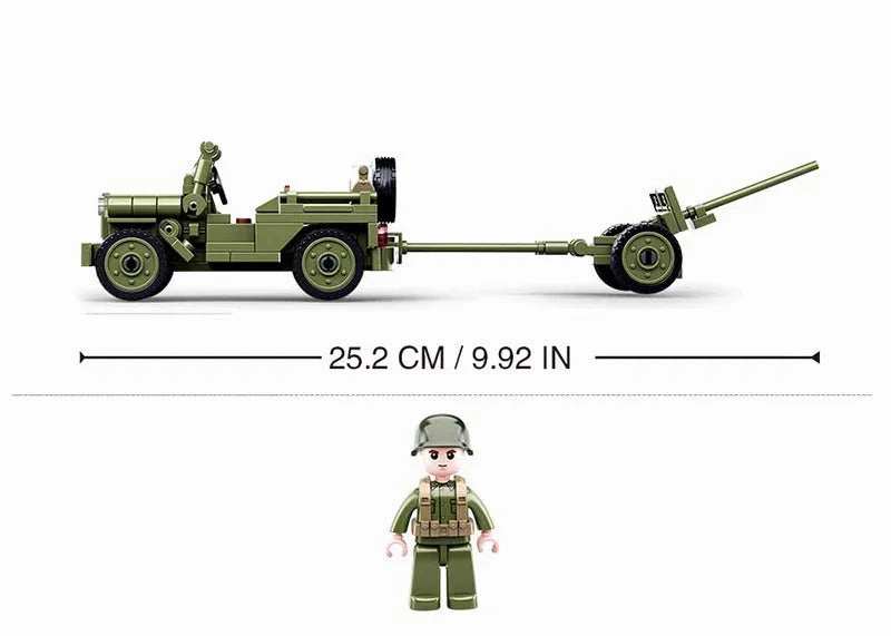 Sluban Toys Sluban | WW2 Willys Jeep C143 Pcs
