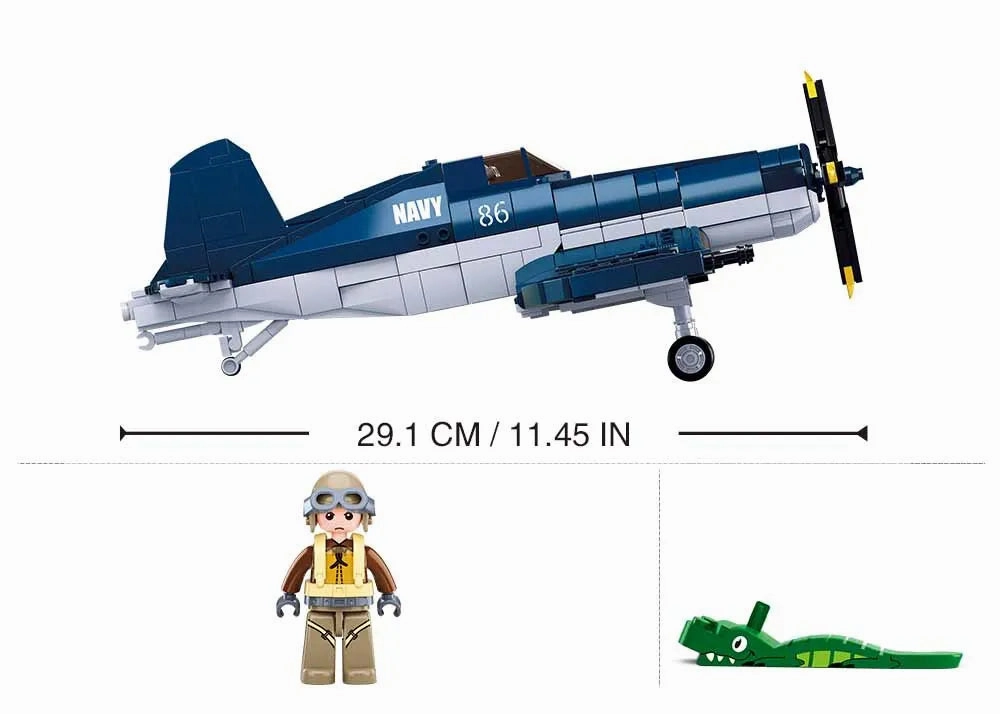 Sluban Toys Sluban | WWII F4U Fighter 550 Pieces