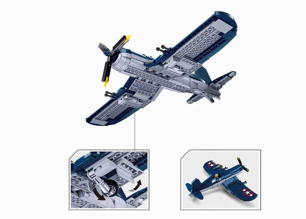 Sluban Toys Sluban | WWII F4U Fighter 550 Pieces