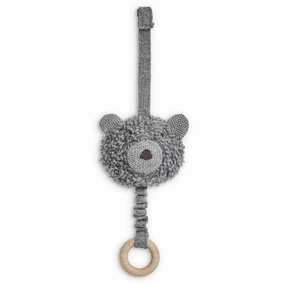 Smallstuff Grey Music Mobile Wool Boucl