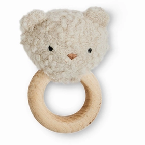 Smallstuff Nature Rattle Bear Boucl Merino Wool