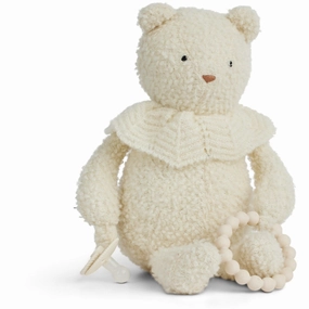 Smallstuff Off White Activity Bear Boucl Merino Wool