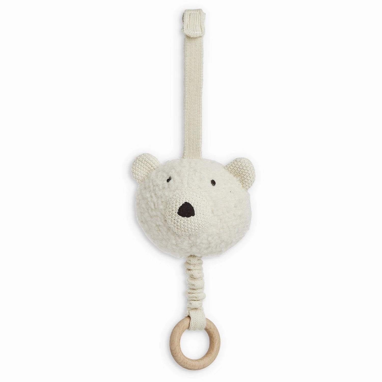 Smallstuff Off White Music Mobile Wool Boucl