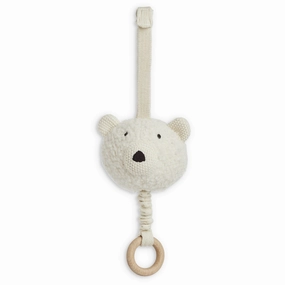 Smallstuff Off White Music Mobile Wool Boucl