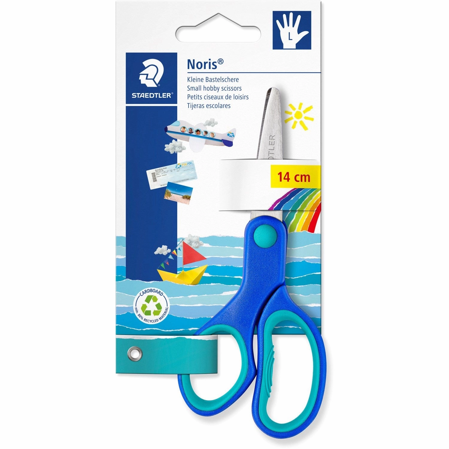 Staedtler Chrildren Scissor Noris Club Left Hand 14 cm Blue
