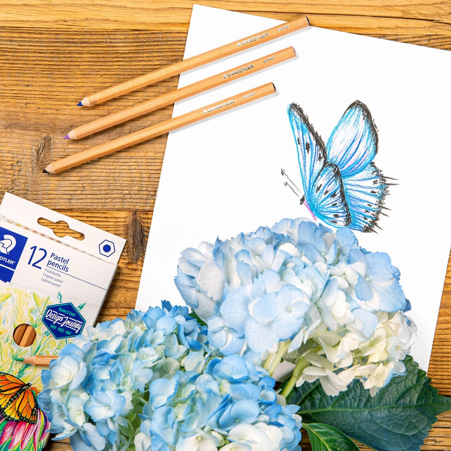 Staedtler Colored Pencils Pastel Line Hexagonal