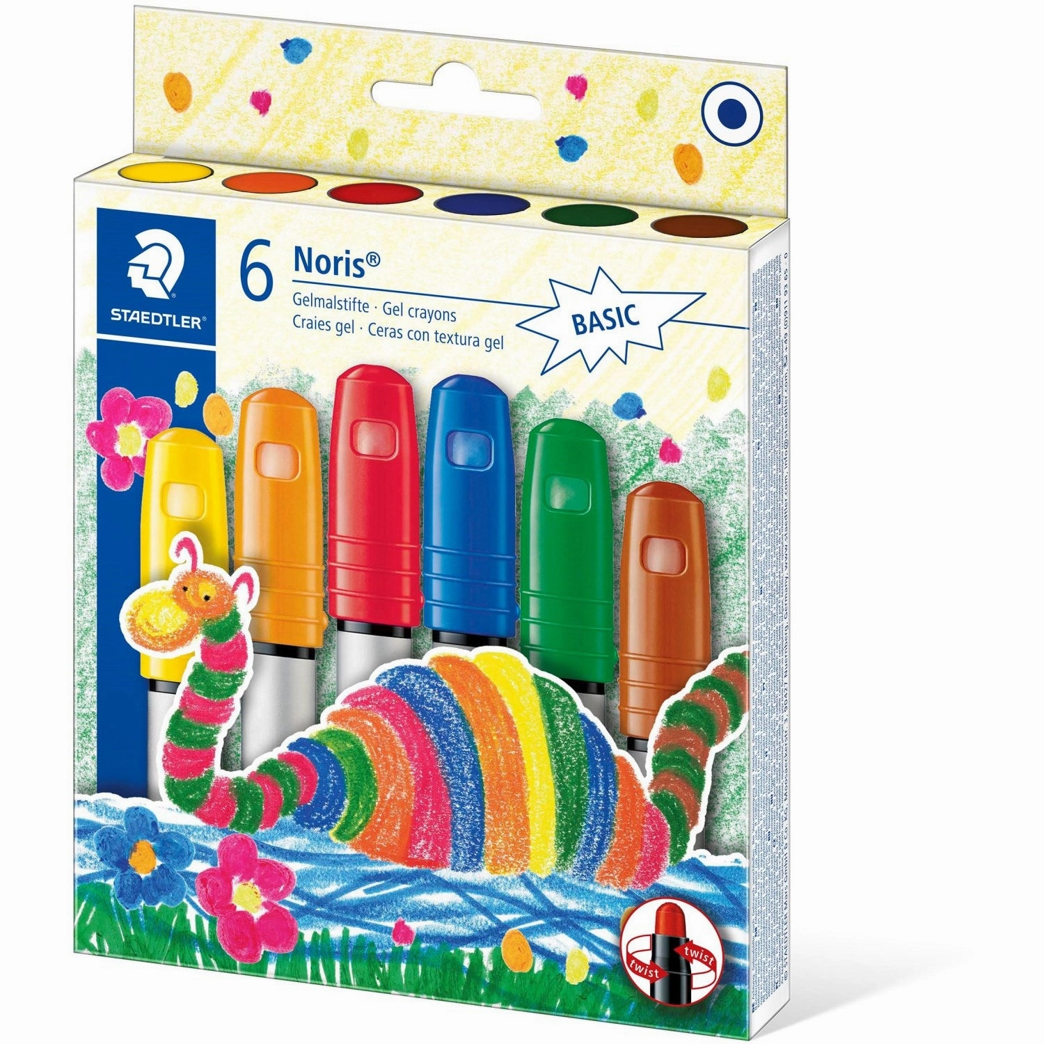 Staedtler Coloured Crayons Gel Twister
