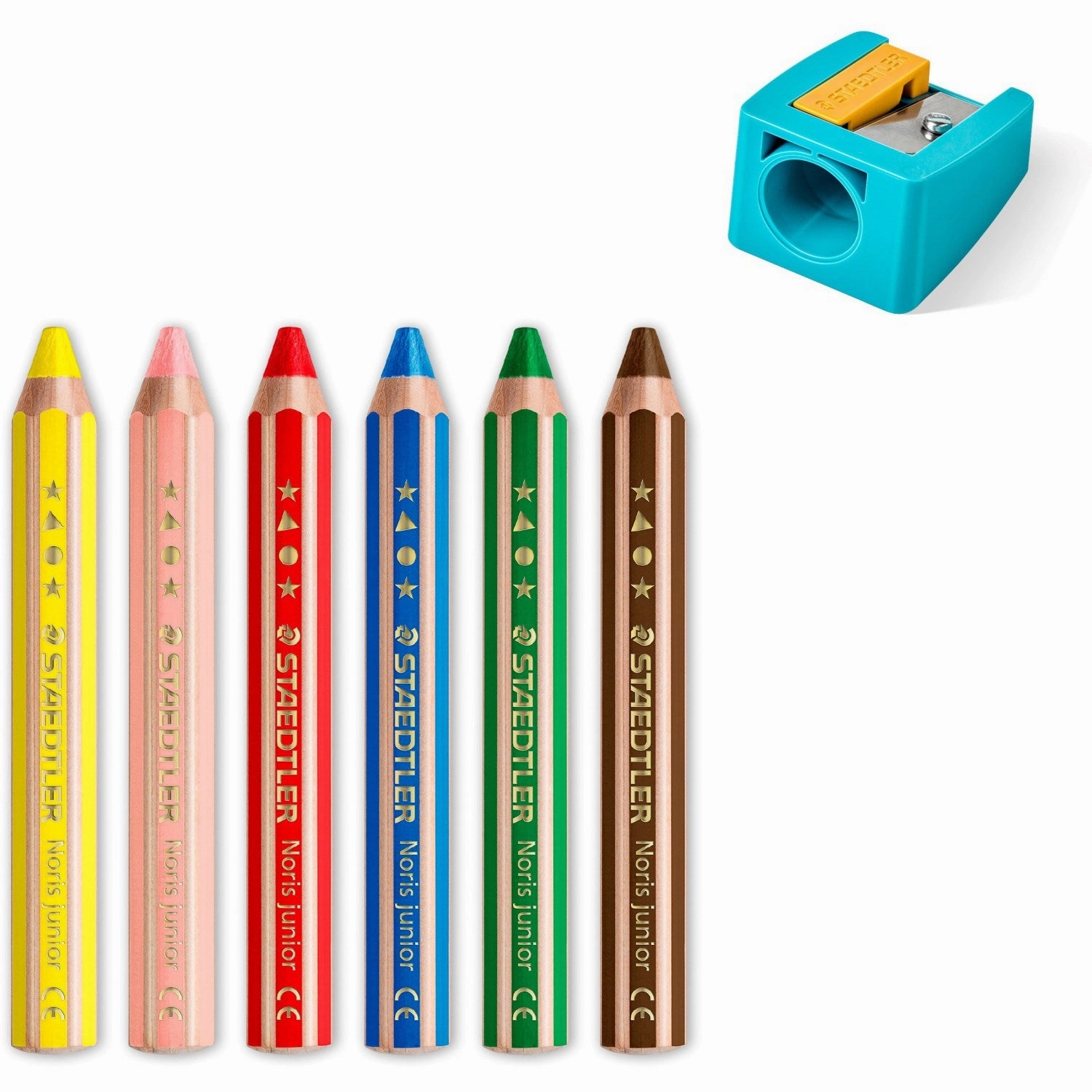 Staedtler Coloured Pencil Noris Junior Chunky 3In1