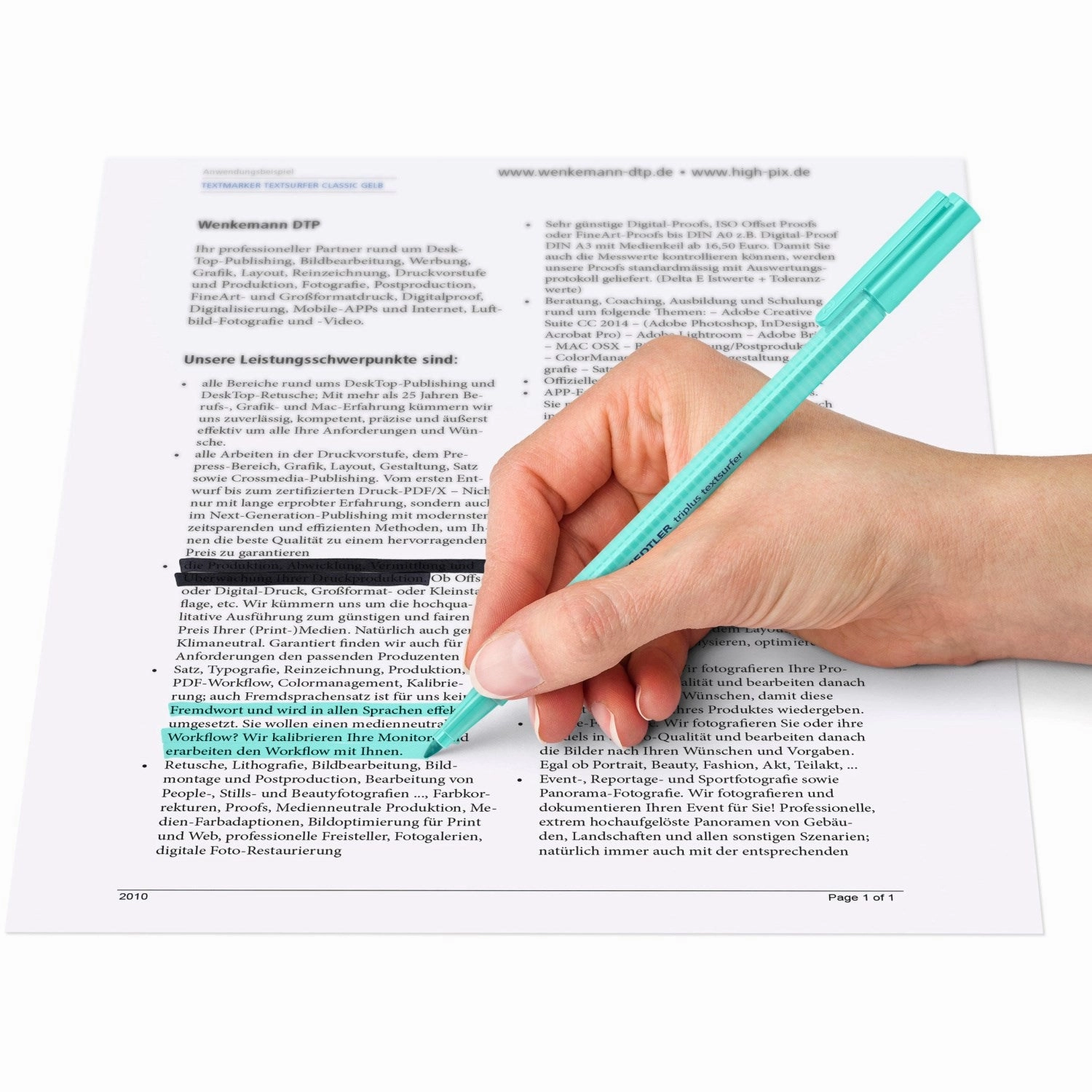 Staedtler Highlighter Textsurfer Triplus Pastel