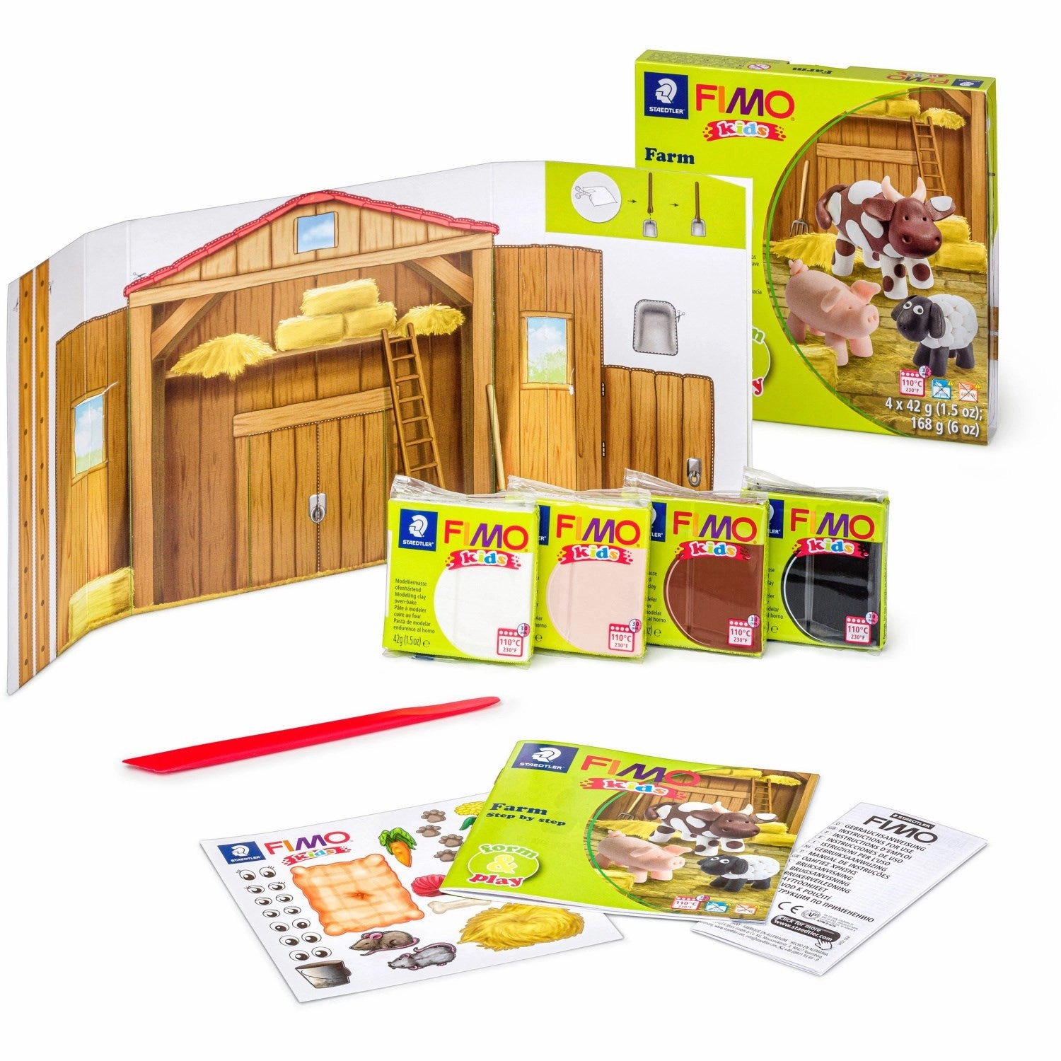 Staedtler Play Dough Fimo Kids Farm