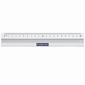Staedtler Ruler Aluminum 20 cm