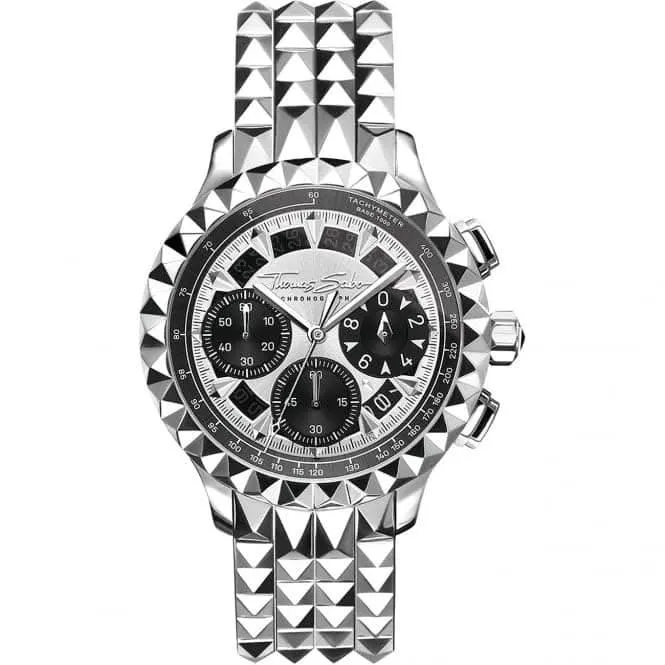Stainless Steel Case Dial Silver-Coloured Watch WA0408-201-201