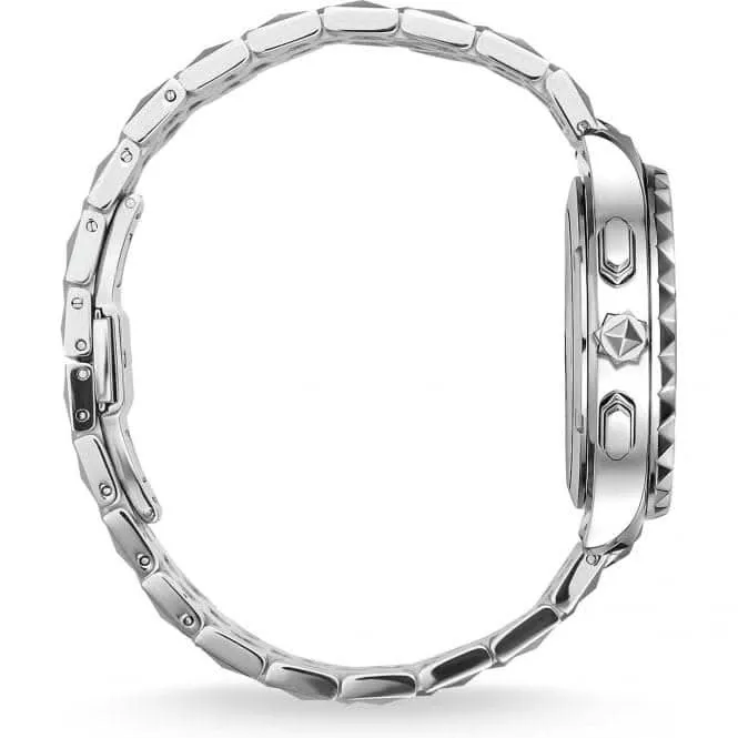 Stainless Steel Case Dial Silver-Coloured Watch WA0408-201-201