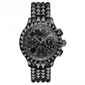 Stainless Steel Dial Black Statement Mens Watch WA0359-202-203
