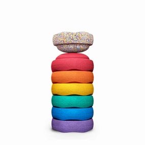 Stapelstein Mini Set   Mini Confetti - Rainbow