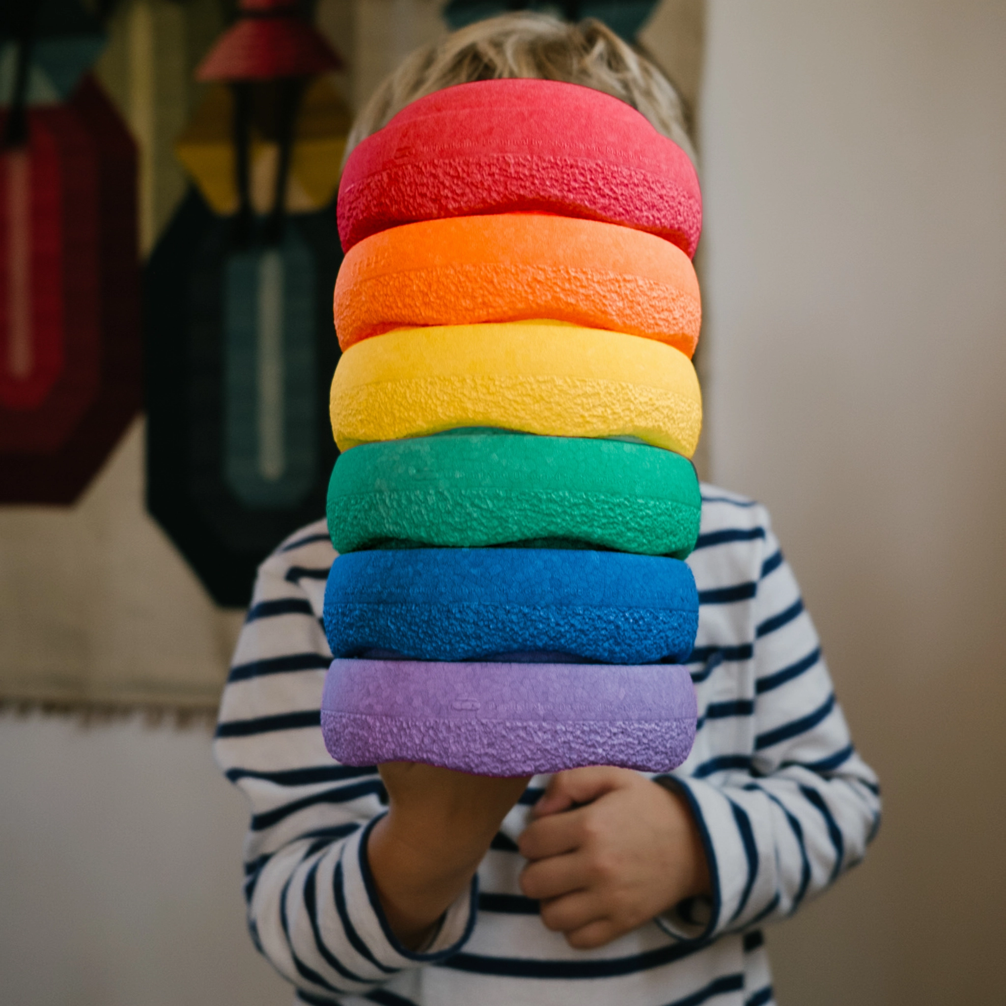 Stapelstein Mini Set   Mini Confetti - Rainbow