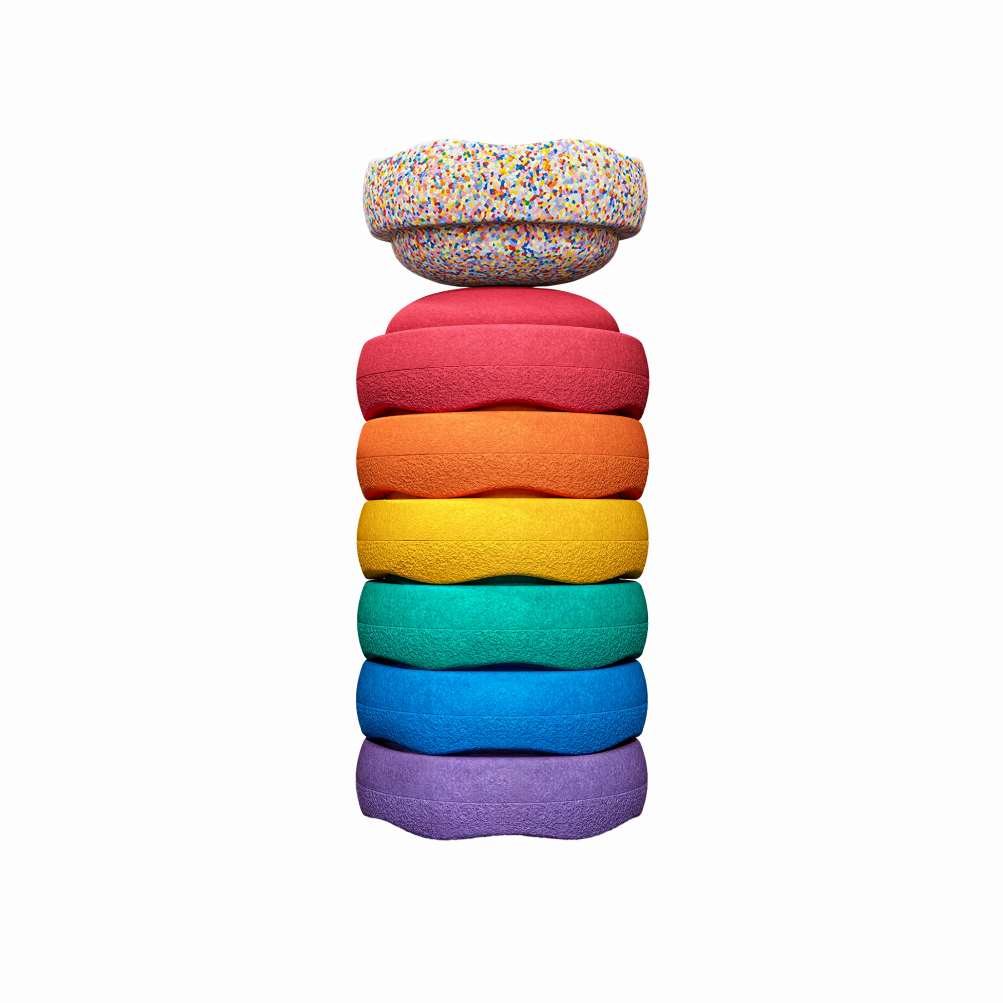 Stapelstein Mini Set   Mini Confetti - Rainbow