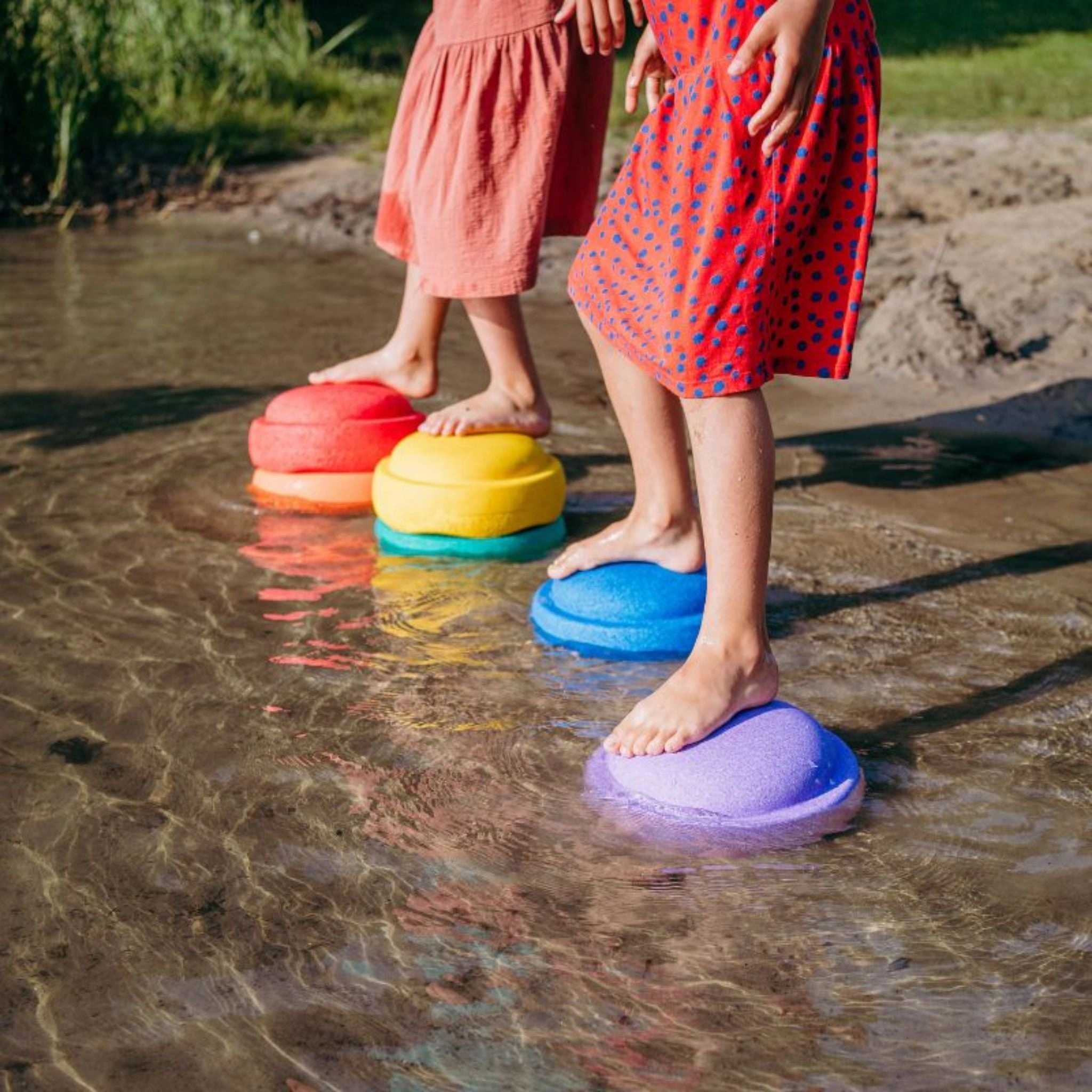 Stapelstein Stepping Stones 6 1 Set - Rainbow