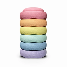 Stapelstein Stepping Stones Set of 6 - Pastel