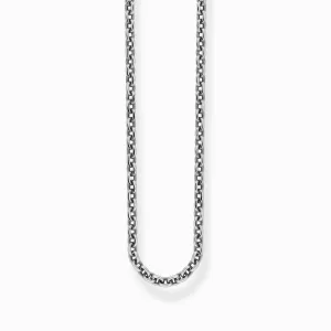 Sterling Silver Blackened Anchor Chain Necklace KE2285-637-21 Thomas Sabo Necklaces