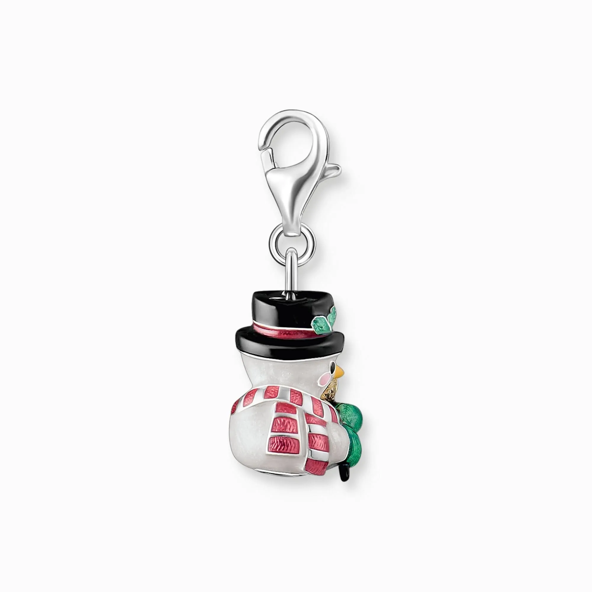 Sterling Silver Enamel Snowman Charm 2195-007-7 Thomas Sabo Collectable Charms
