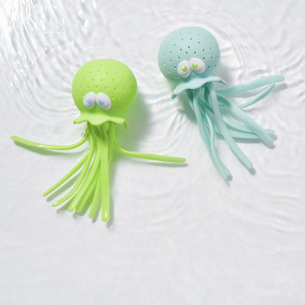 SUNNYLiFE Octopus Bath Toys Mint/Baby Blue Set of 2