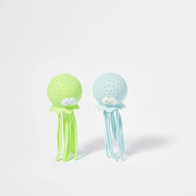 SUNNYLiFE Octopus Bath Toys Mint/Baby Blue Set of 2