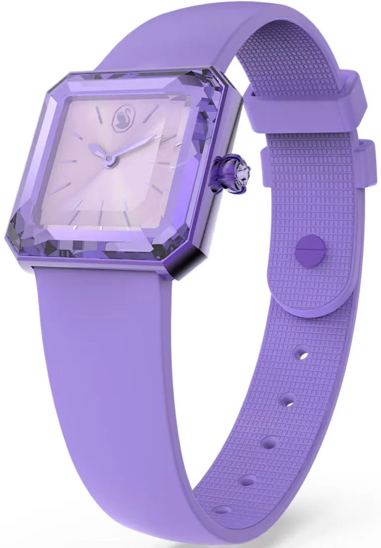 Swarovski Jewellery Swarovski Silicone Purple Watch