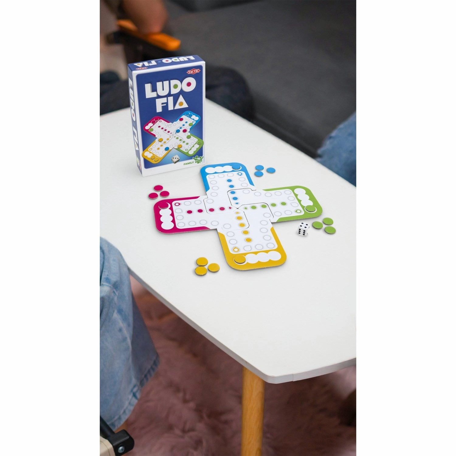 Tactic Games Ludo Fia - Rejse Spil