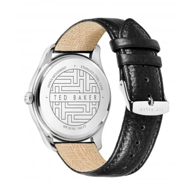 Ted Baker Gents Daquir Black Steel Watch BKPDQS110