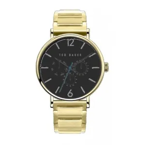 Ted Baker Gents Gold-Tone Stainless Steel Watch BKPPGF307