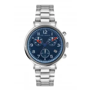 Ted Baker Gents Mimosaa Chrono Silver Tone Stainless Steel Watch BKPMMF123