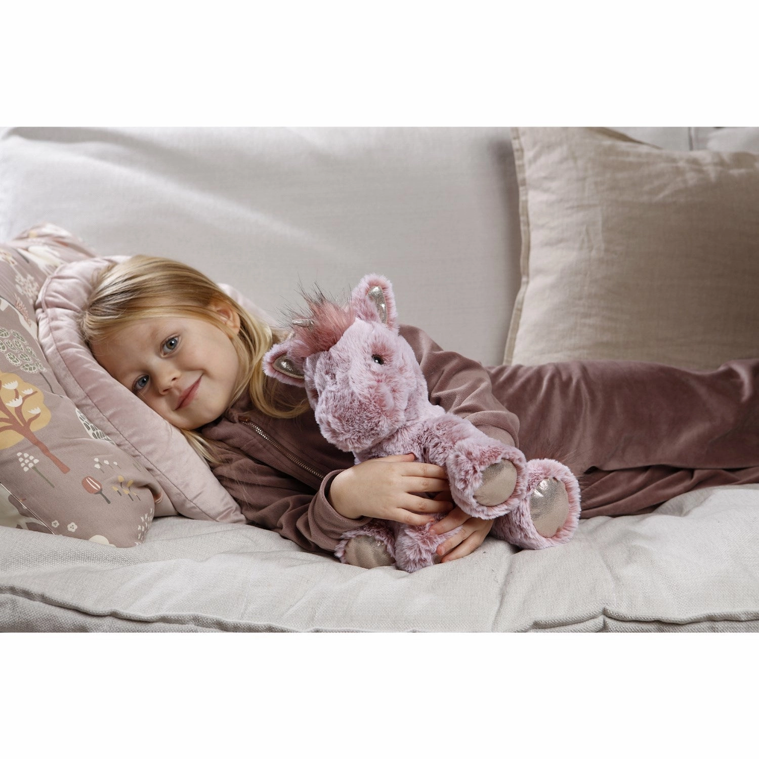 Teddykompaniet Pink Teddy Unicorns - Enhjrning Engla