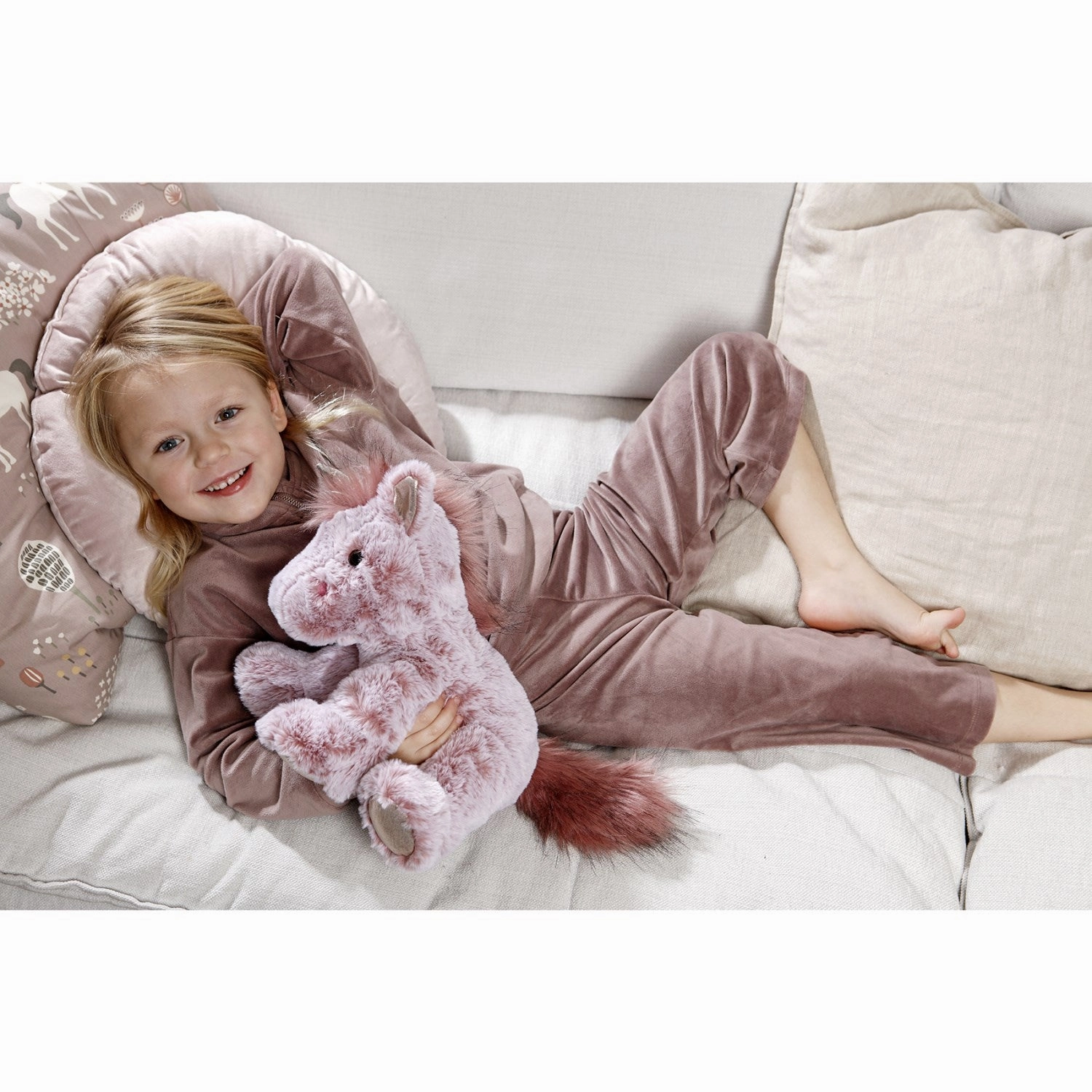 Teddykompaniet Pink Teddy Unicorns - Enhjrning Engla