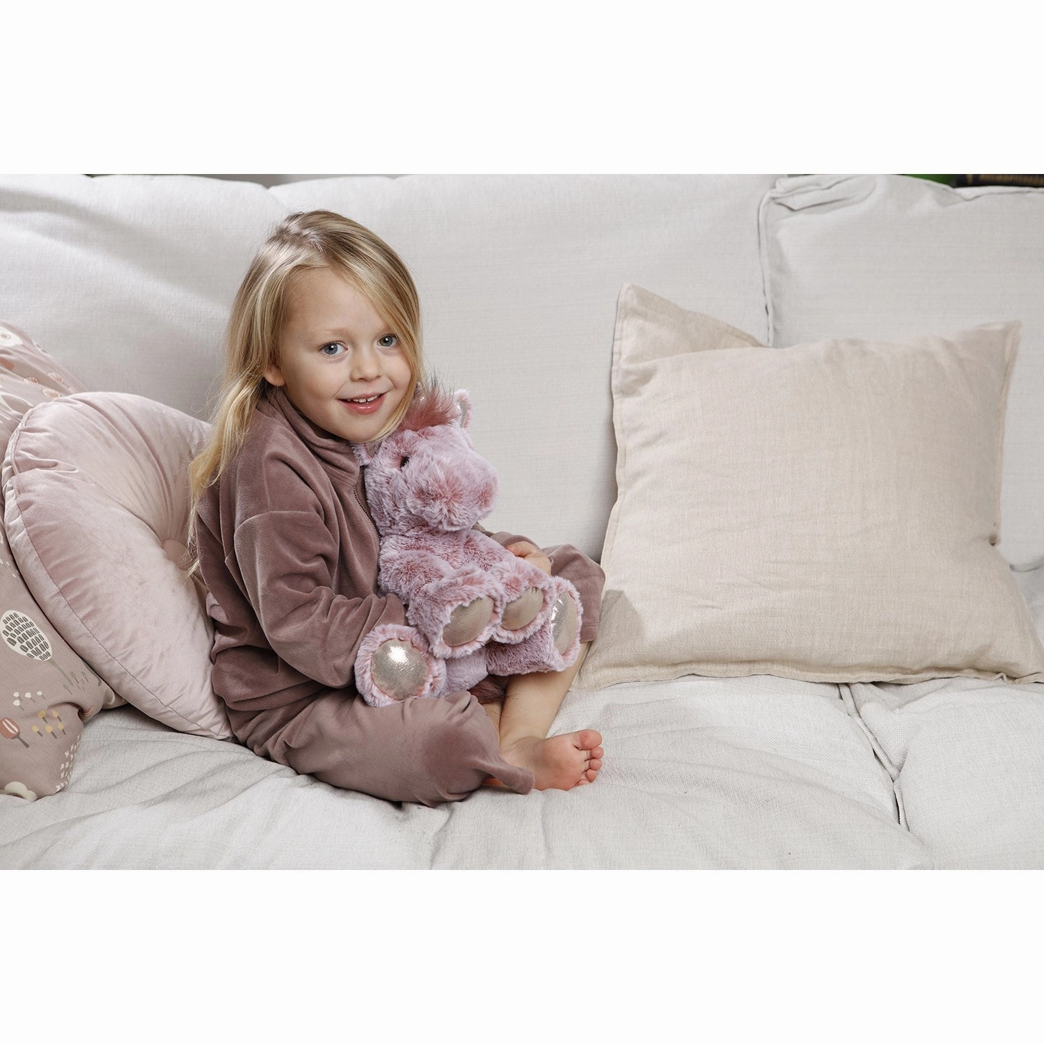 Teddykompaniet Pink Teddy Unicorns - Enhjrning Engla