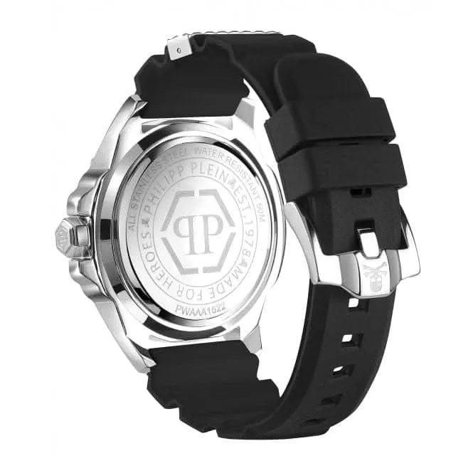 The Skull Carbon Fiber Steel Black Gents Watch PWAAA1622