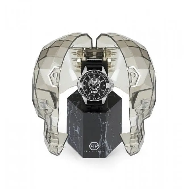 The Skull Carbon Fiber Steel Black Gents Watch PWAAA1622
