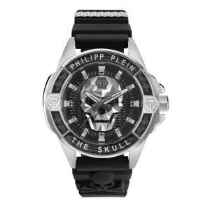 The Skull Carbon Fiber Steel Black Gents Watch PWAAA1622