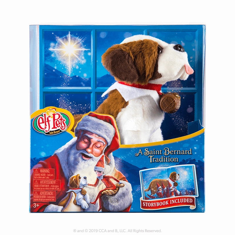 The Elf on the Shelf Elf Pets: A Saint Bernard Tradition